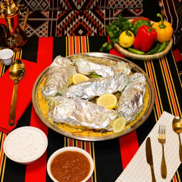 (لحم حنیذ (مدفون | Mixed Dishes of Lamb Haneeth